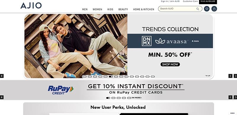 Ajio India: Fashion Shopping, Shipping, Returns & Cashback