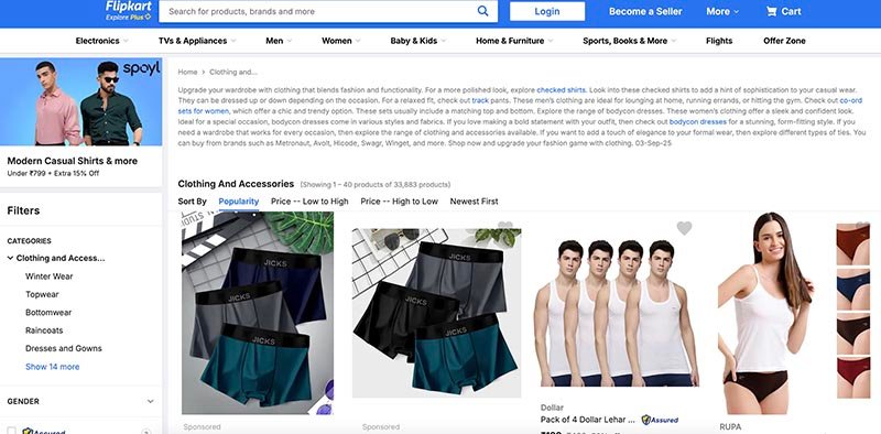 Flipkart Fashion Review