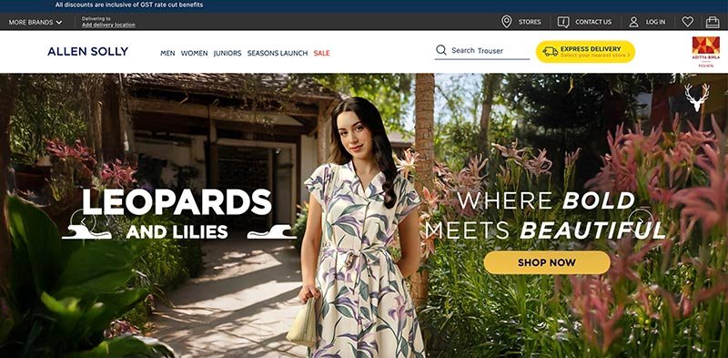 Allen Solly India – Contemporary Workwear & Lifestyle Fashion